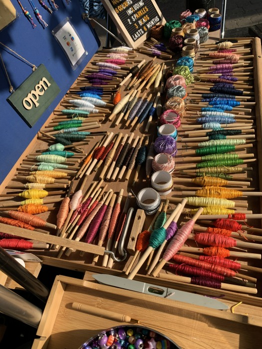 Hairbraiding stall Salcombe